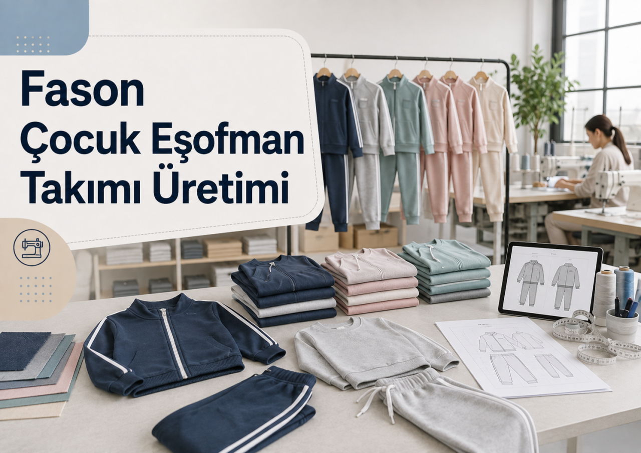 Fason Çocuk Eşofman Takımı Üretimi