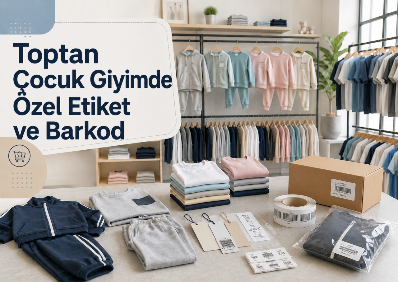 Toptan Çocuk Giyimde Özel Etiket ve Barkod
