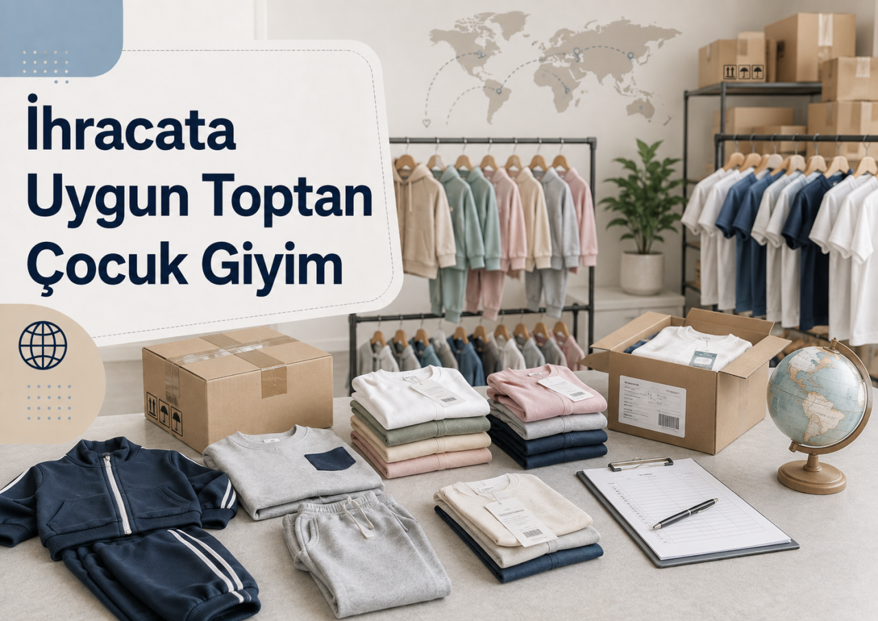 İhracata Uygun Toptan Çocuk Giyim