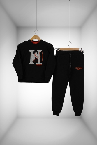 Boys Tracksuit Set Harf 3IP KOD-0030